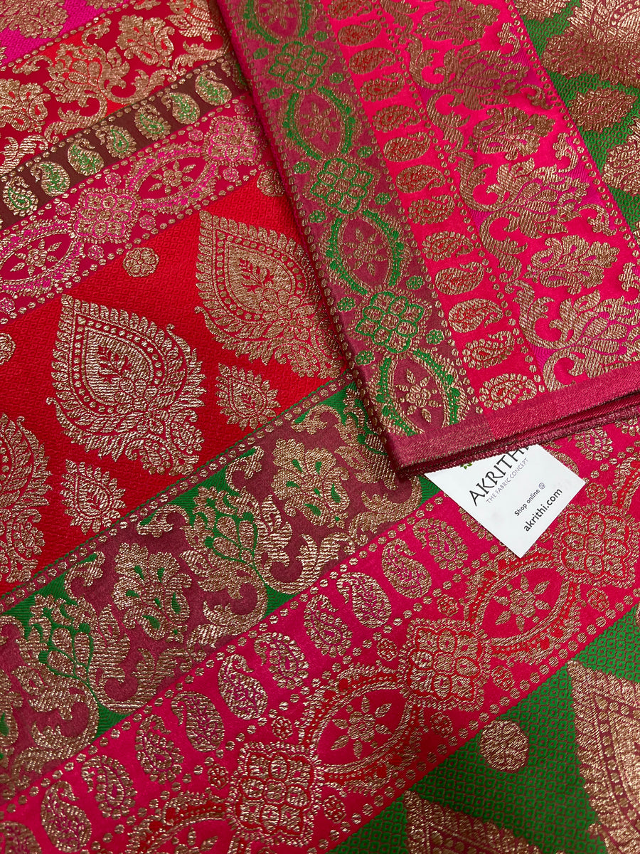 Pure Banarasi brocade fabric