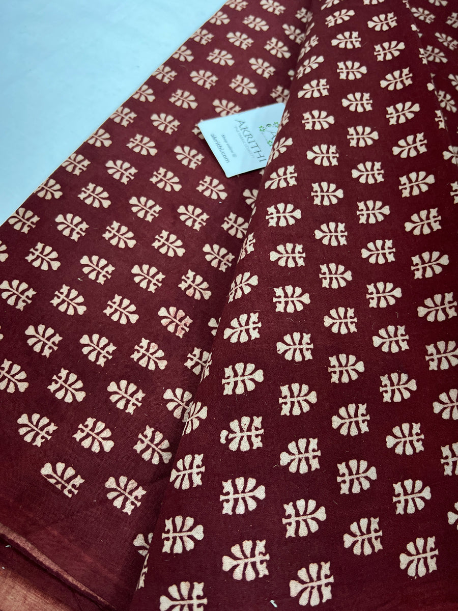 Printed pure cotton fabric