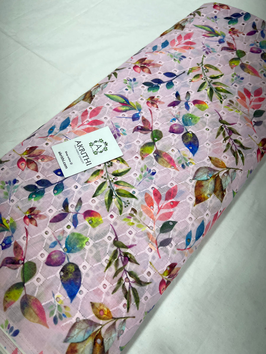 Printed Hakoba cotton fabric