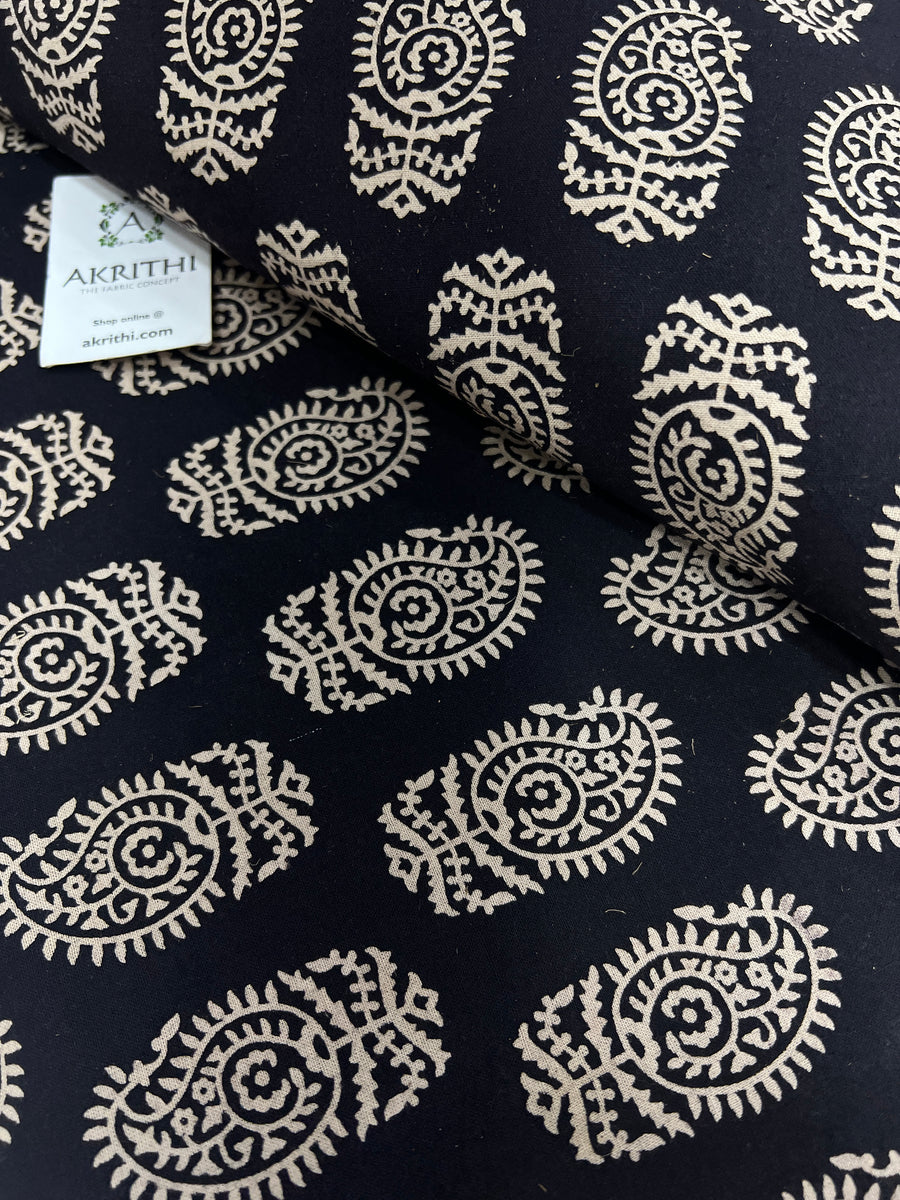 Printed pure cotton fabric