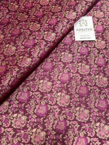 Banarasi brocade fabric 85 cms cut