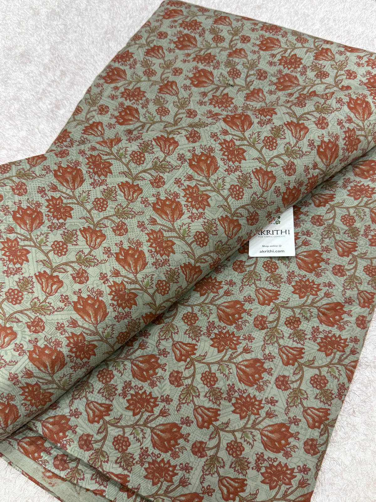 Printed pure cotton fabric