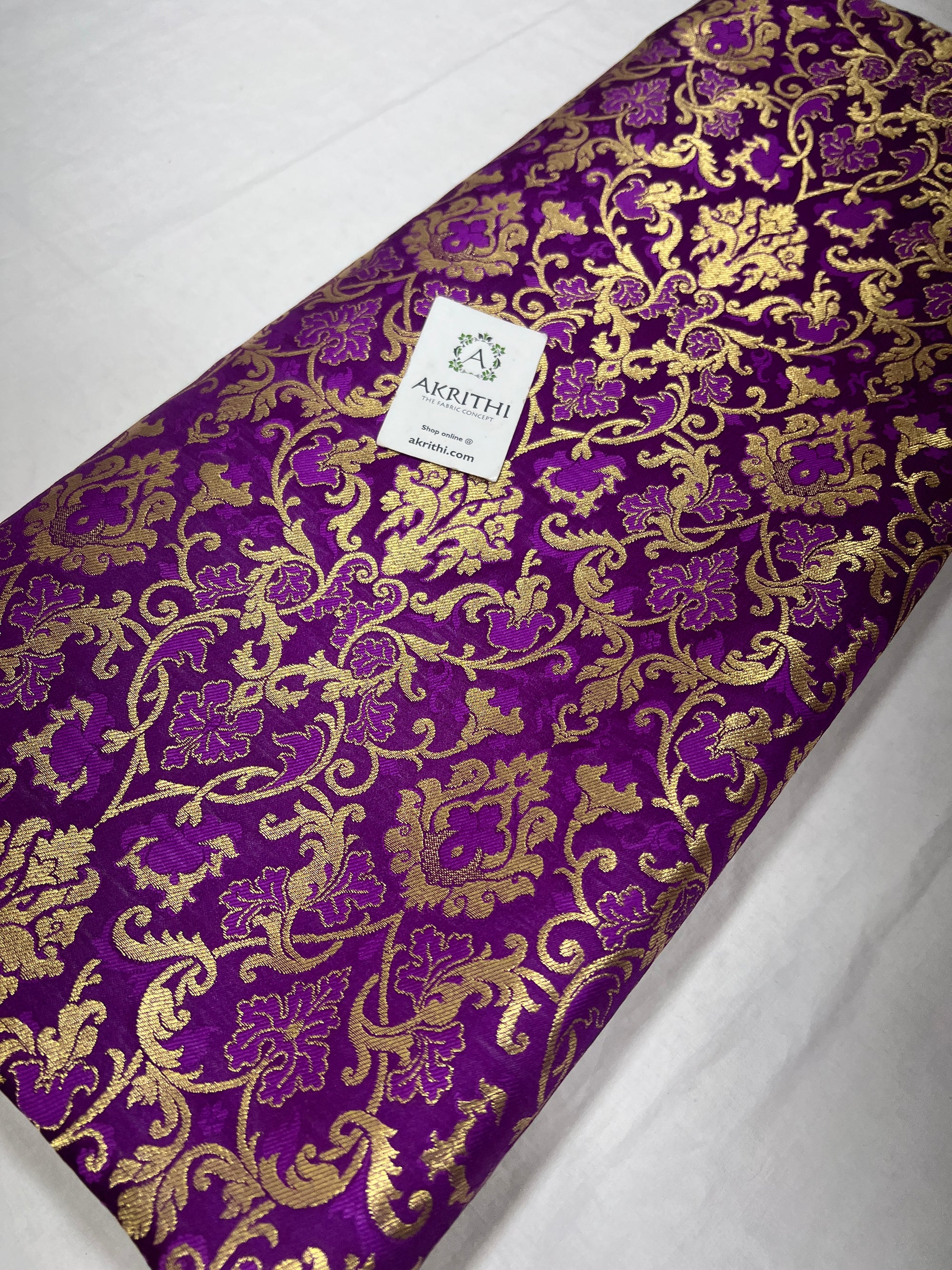 Pure Banarasi brocade fabric