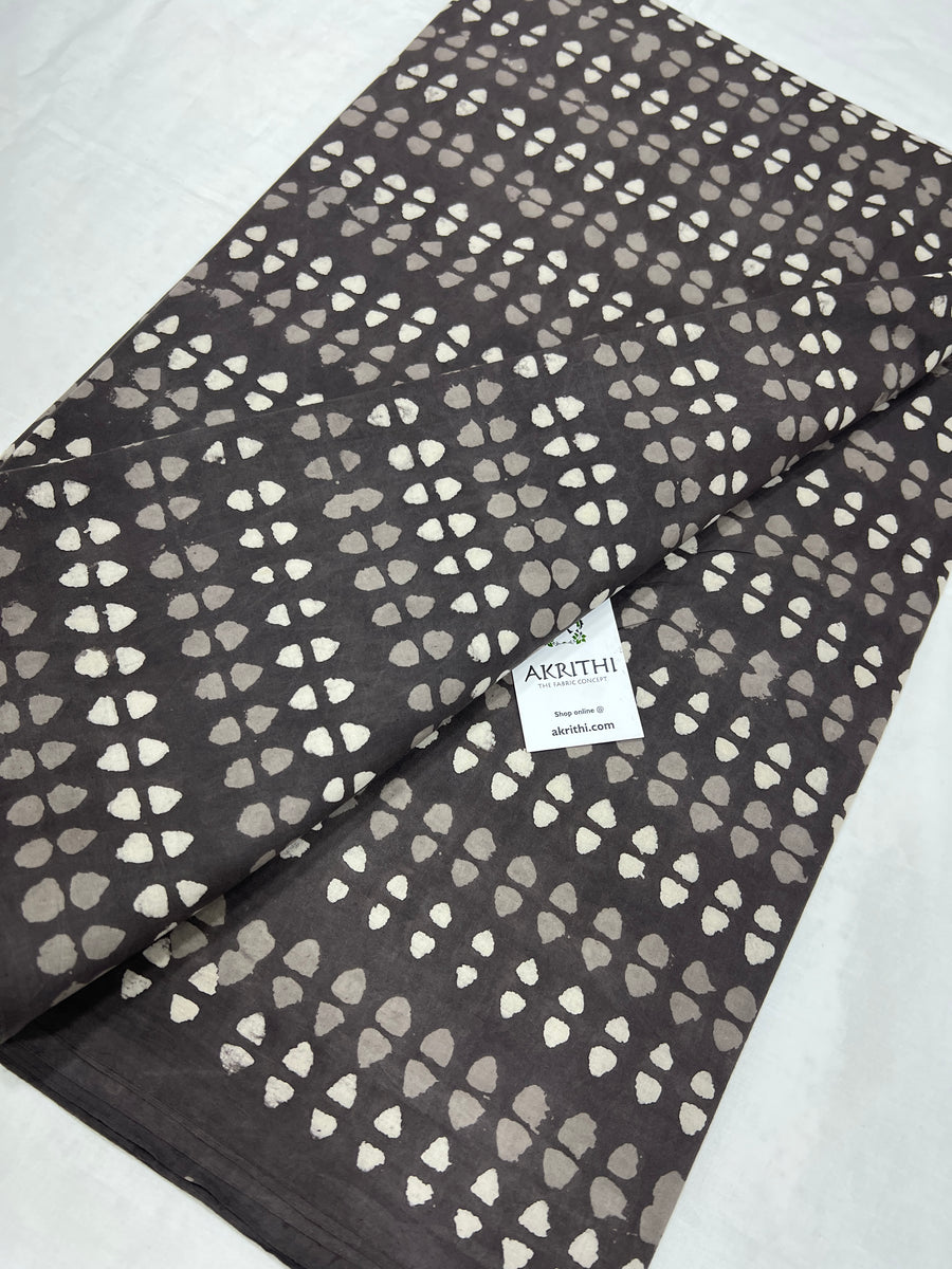 Dabu Printed pure cotton fabric 70 cms cut