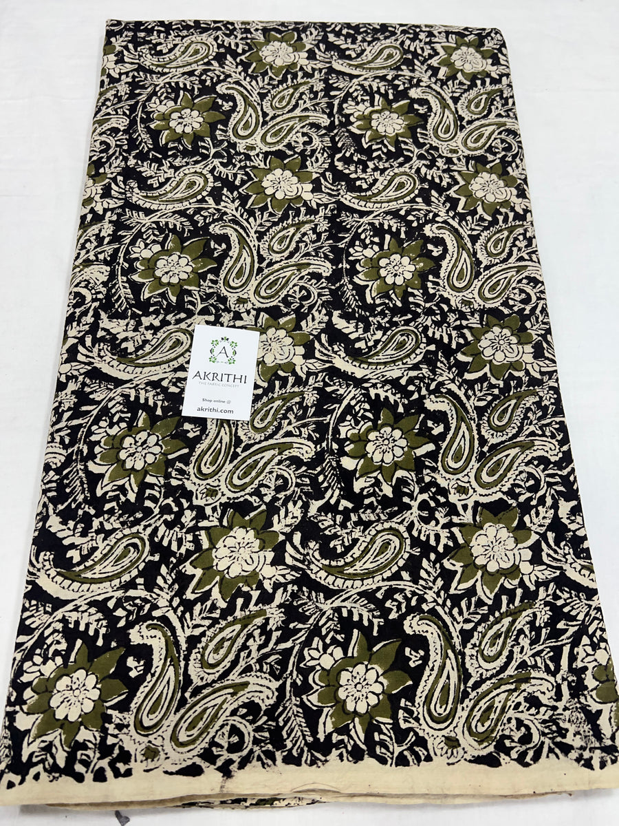 Hand block Printed pure cotton fabric