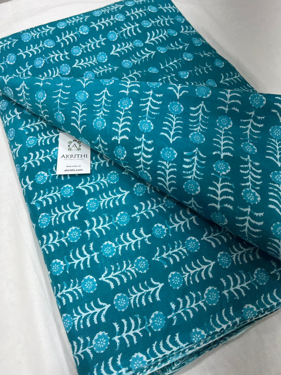 Printed pure cotton fabric