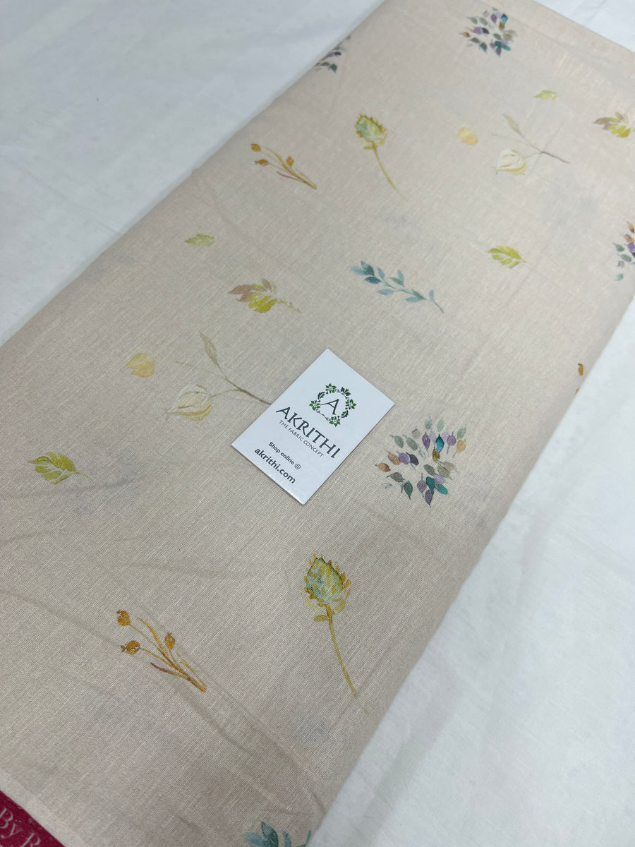 Digital Printed pure linen fabric