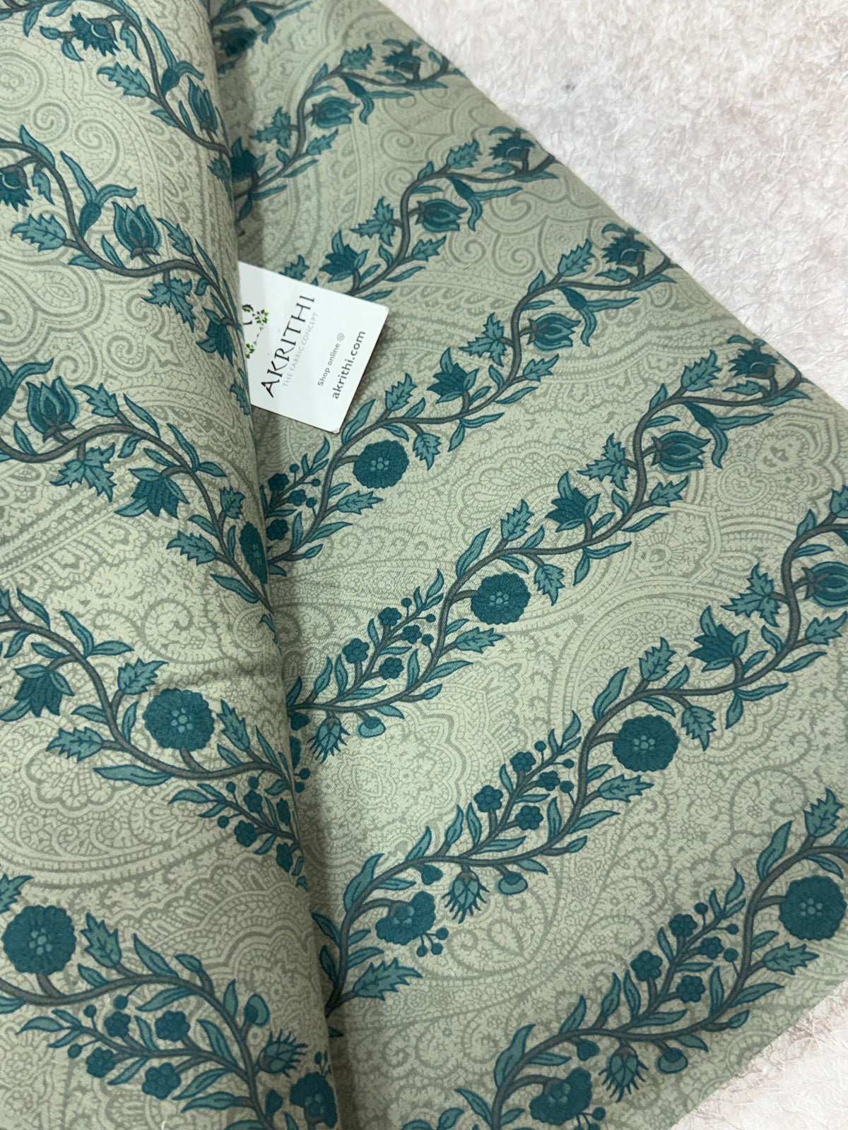 Printed pure cotton fabric