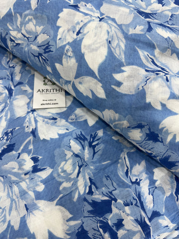 Printed pure cotton fabric