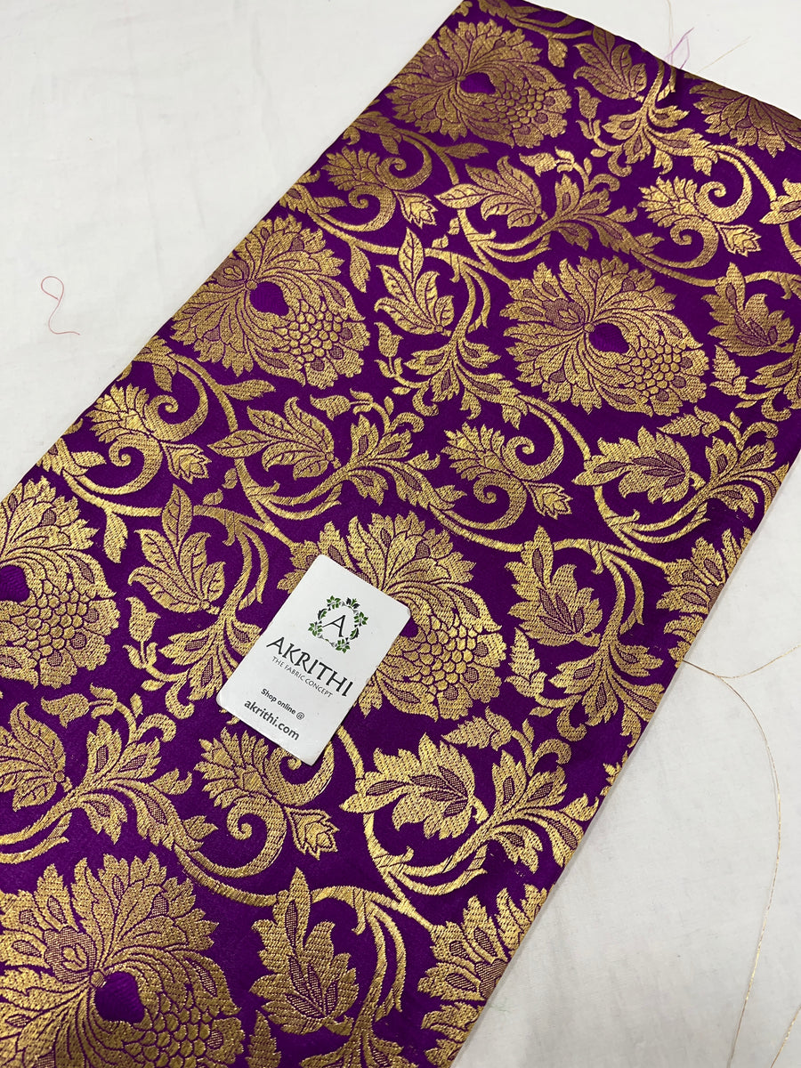 Banarasi fabric 80 cms cut