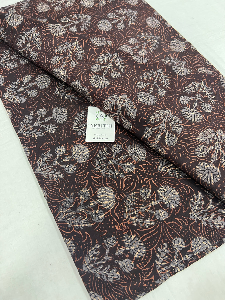 Hand block Printed pure cotton fabric