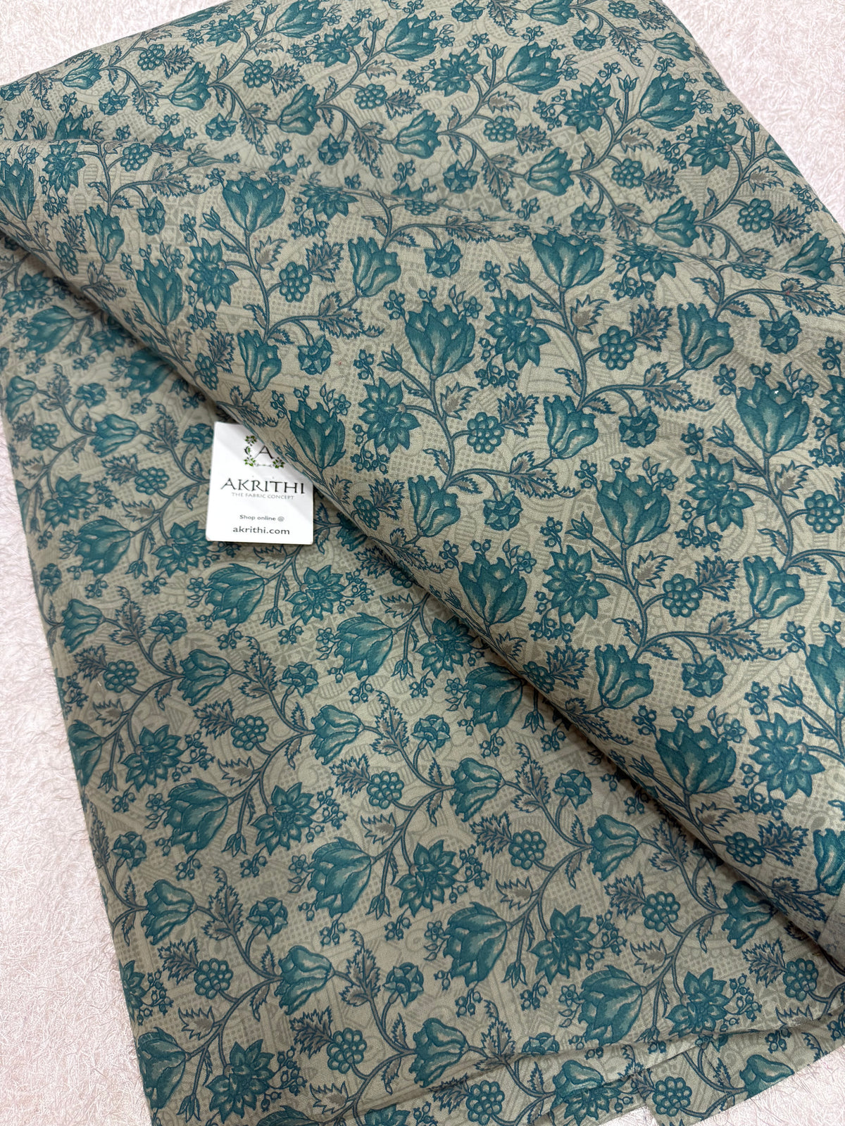 Printed pure cotton fabric