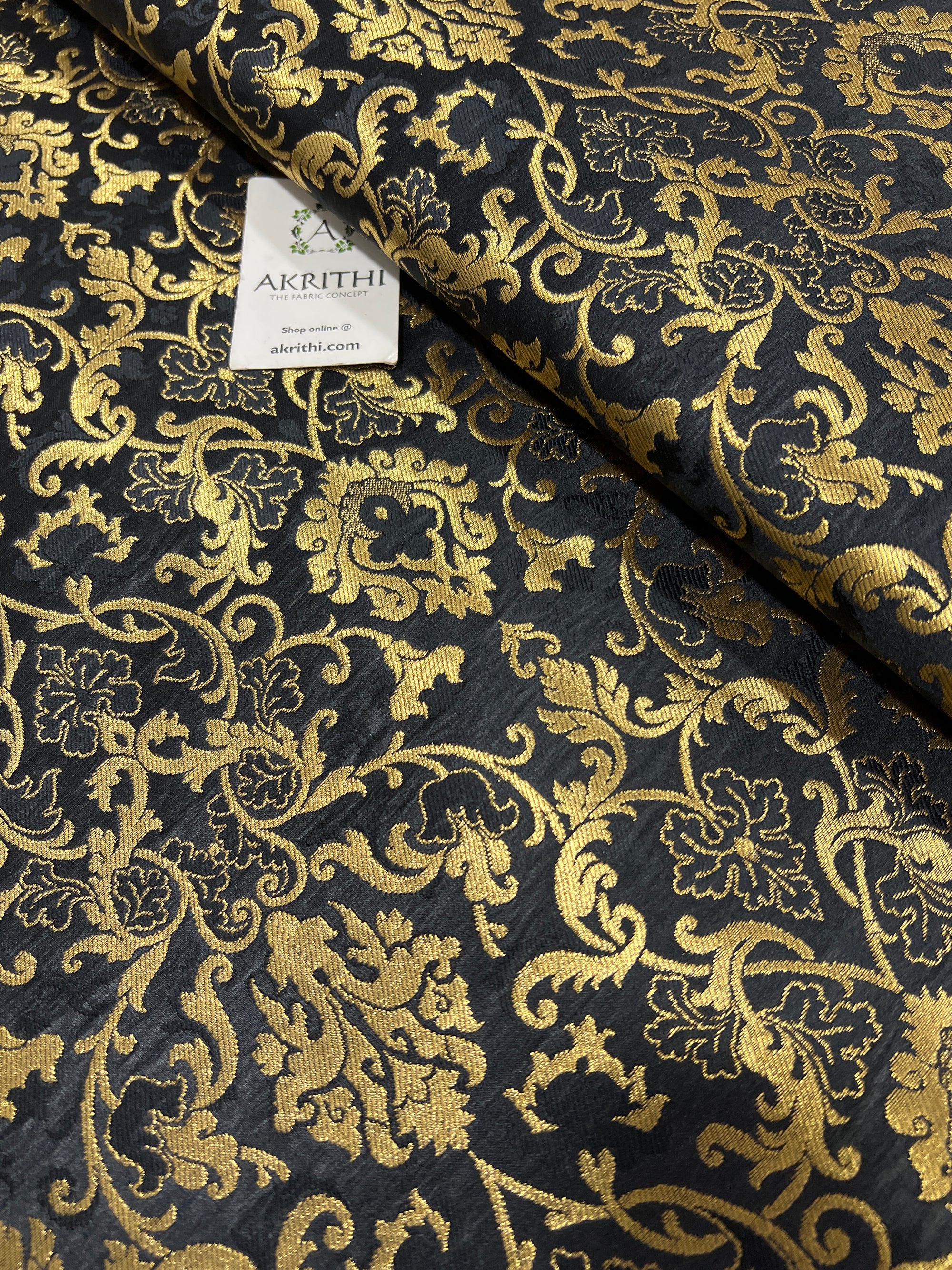 Pure Banarasi brocade fabric