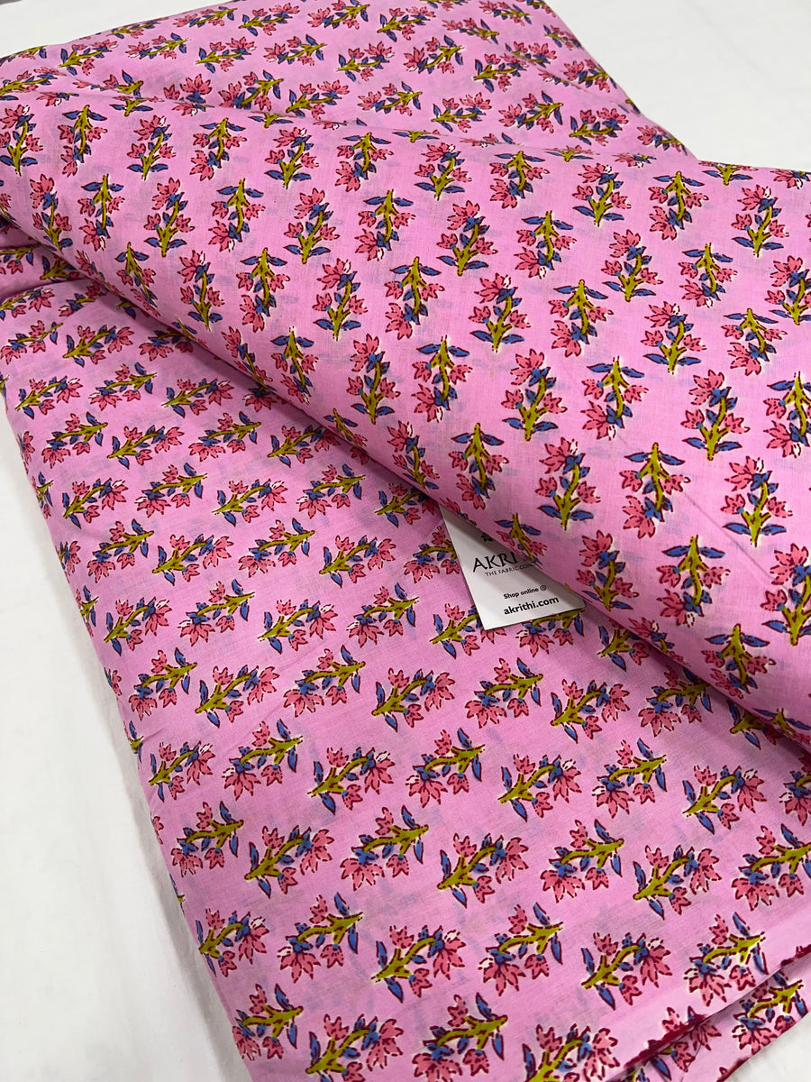 Printed pure cotton fabric