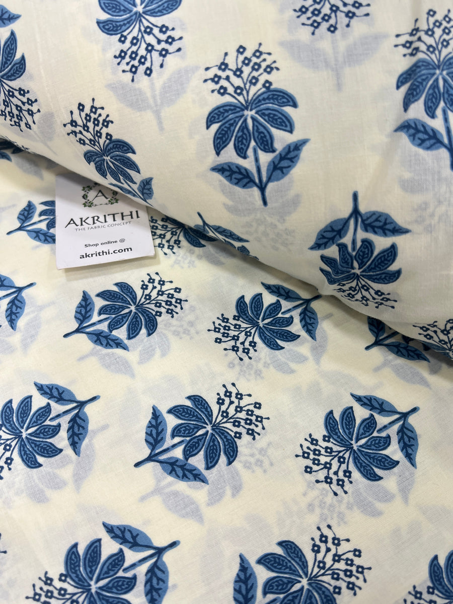 Printed pure cotton fabric