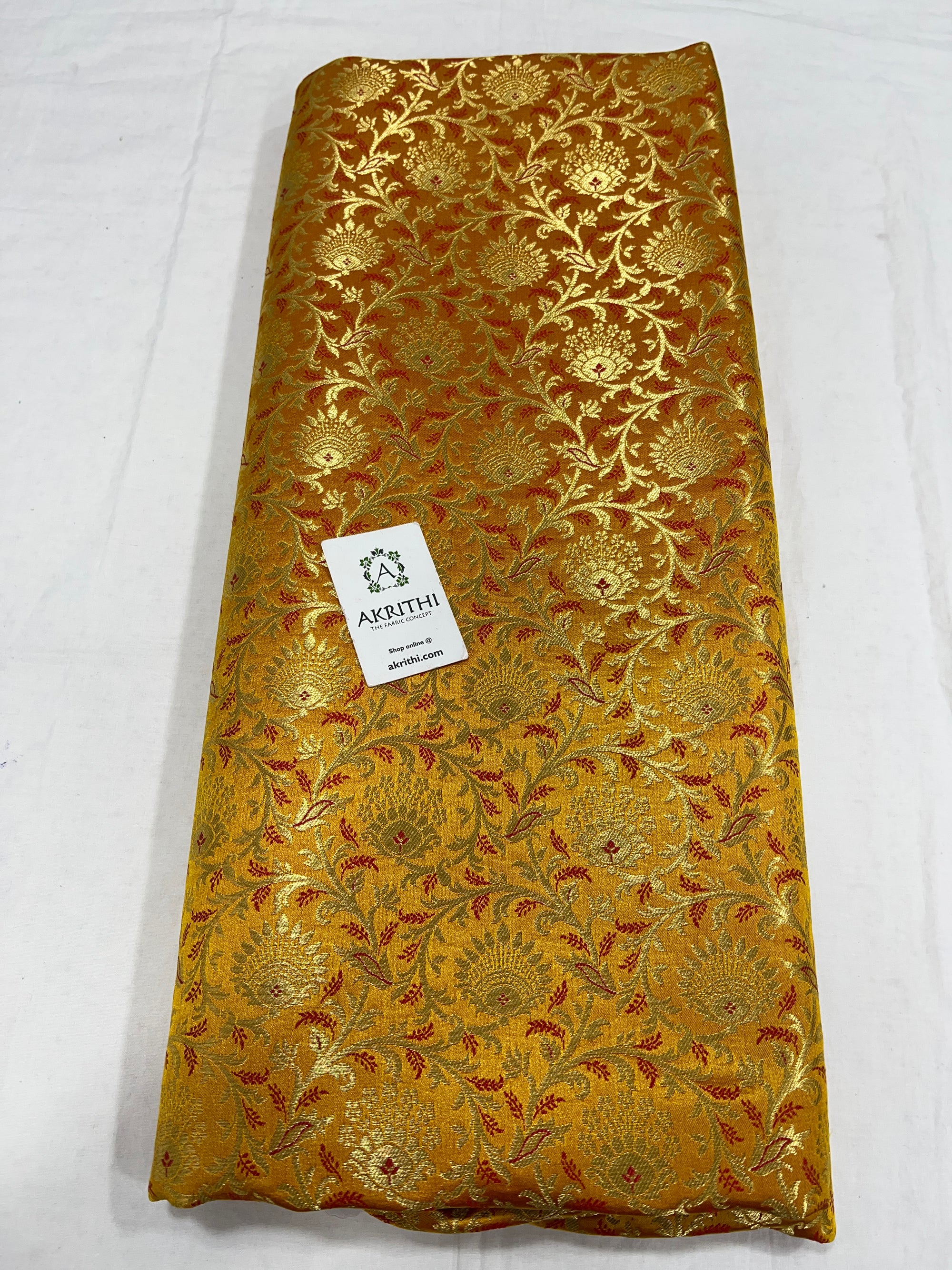 Pure Banarasi brocade fabric