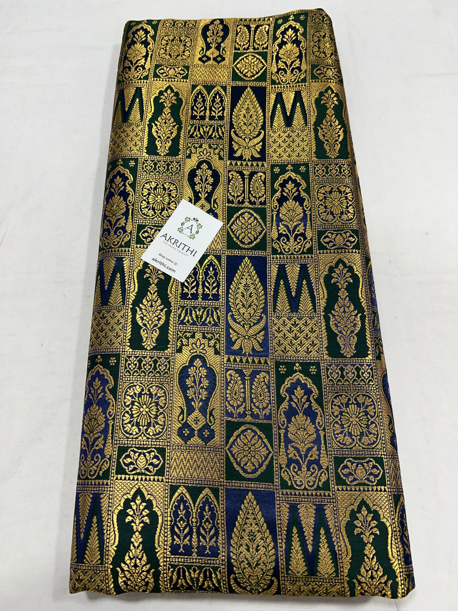 Pure Banarasi brocade fabric