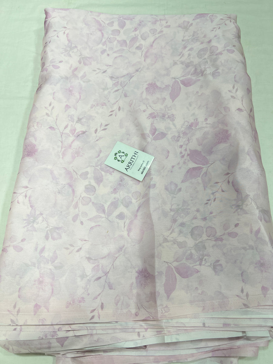 Digital  printed satin georgette fabric