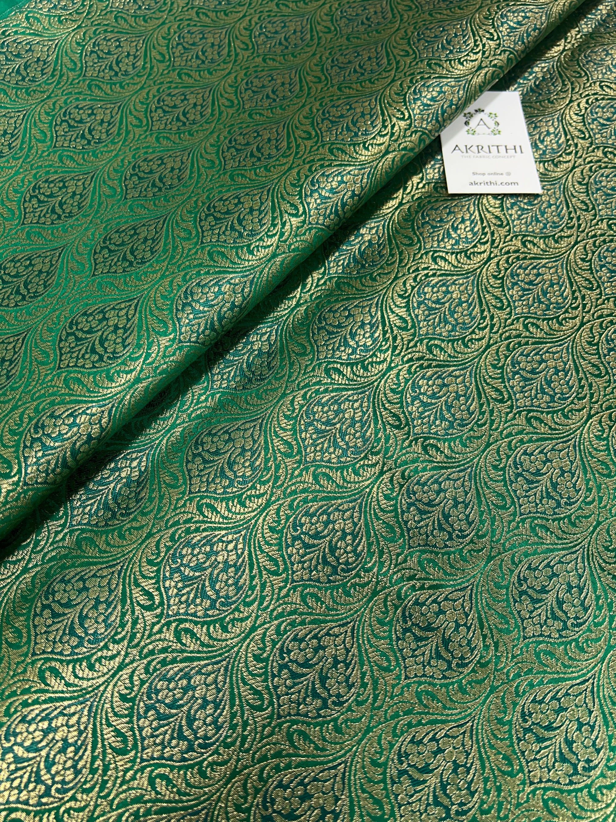 Pure Banarasi brocade fabric