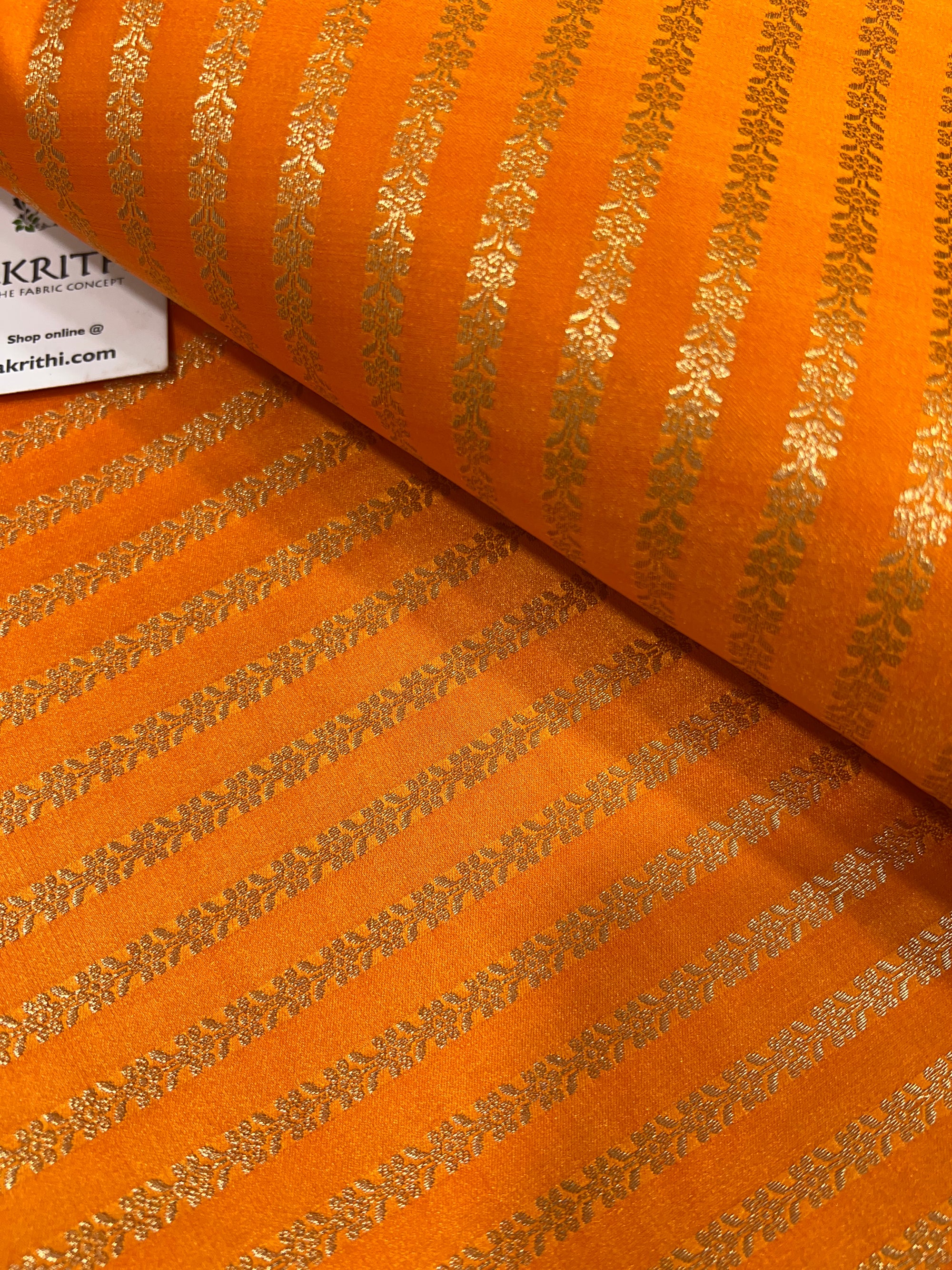 Pure Banarasi brocade fabric