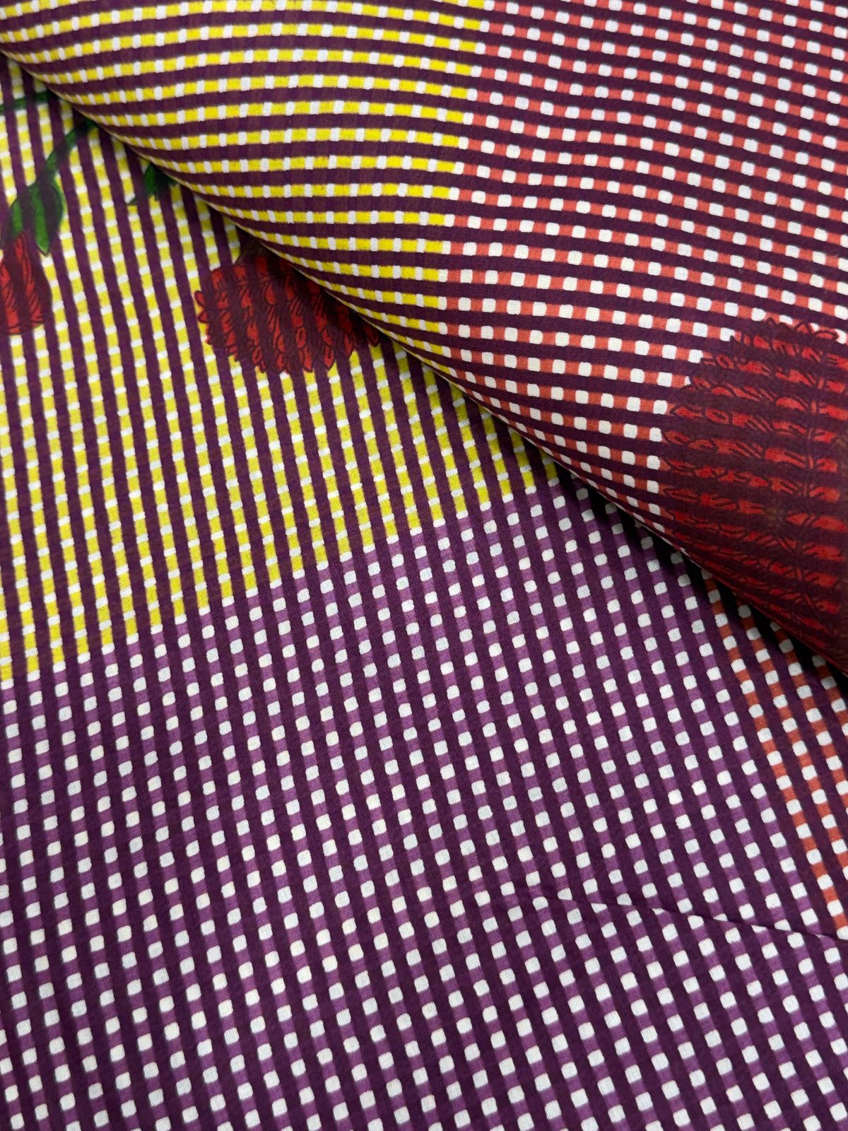 Printed pure cotton fabric