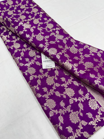 Pure Banarasi brocade fabric