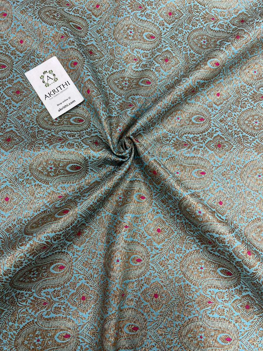 Banarasi brocade fabric antique zari