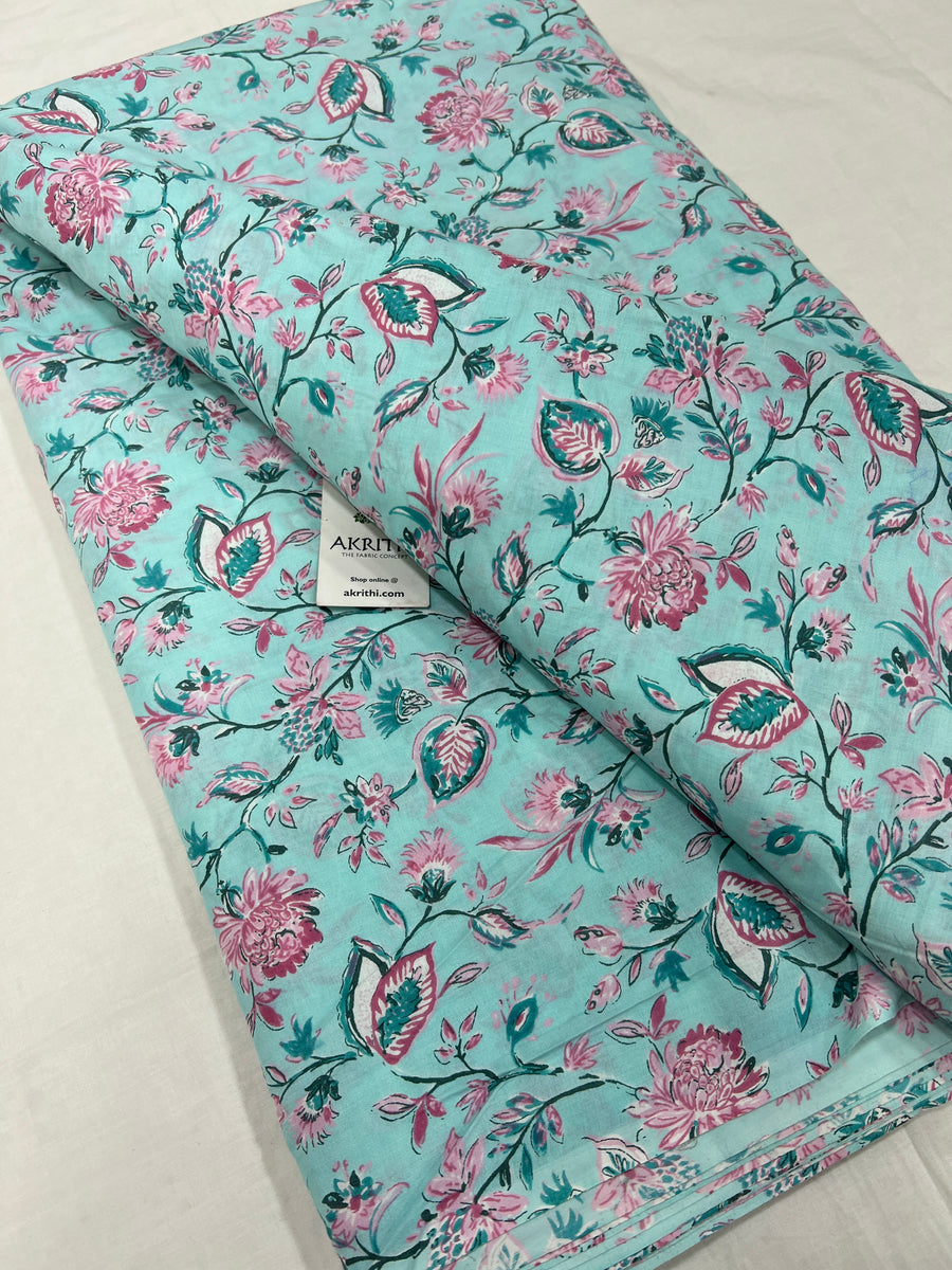 Printed pure cotton fabric