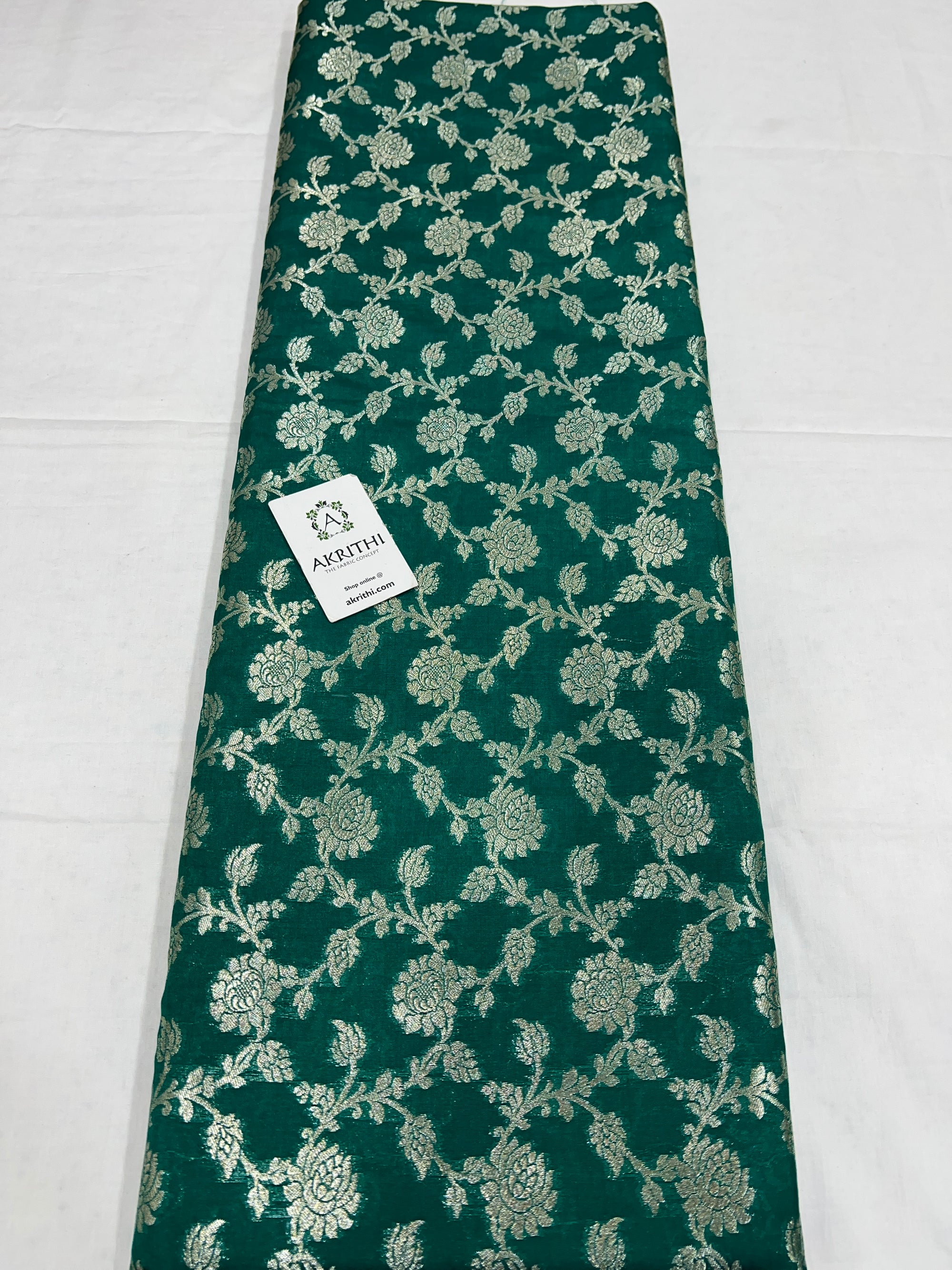 Pure Banarasi brocade fabric