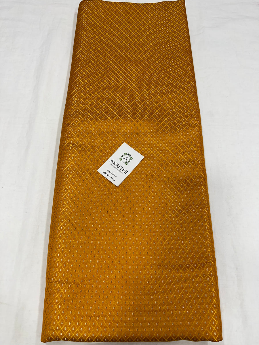 Pure Banarasi brocade fabric 90 cms cut