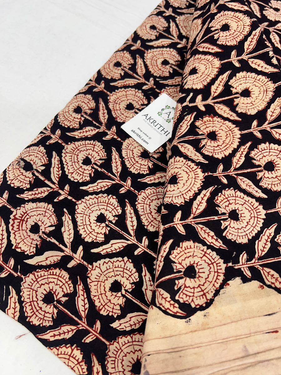 Hand block Printed pure cotton fabric