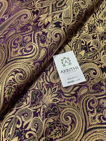 Pure Banarasi brocade fabric