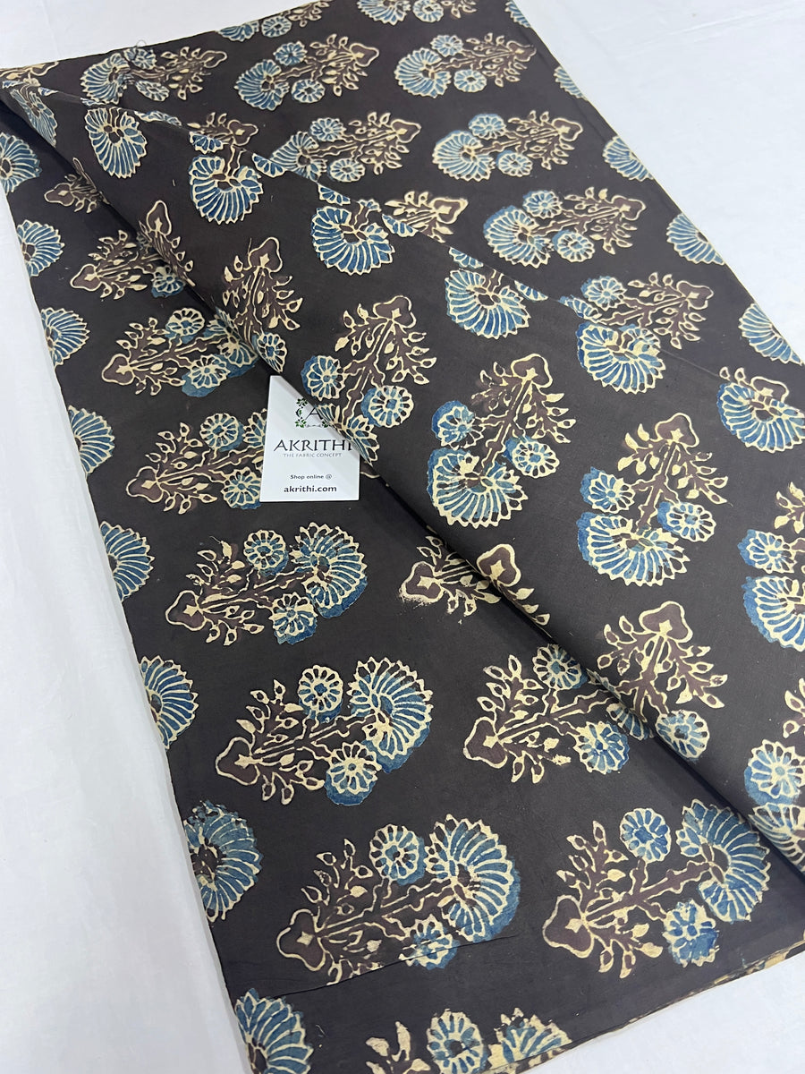 Ajrakh pure cotton fabric