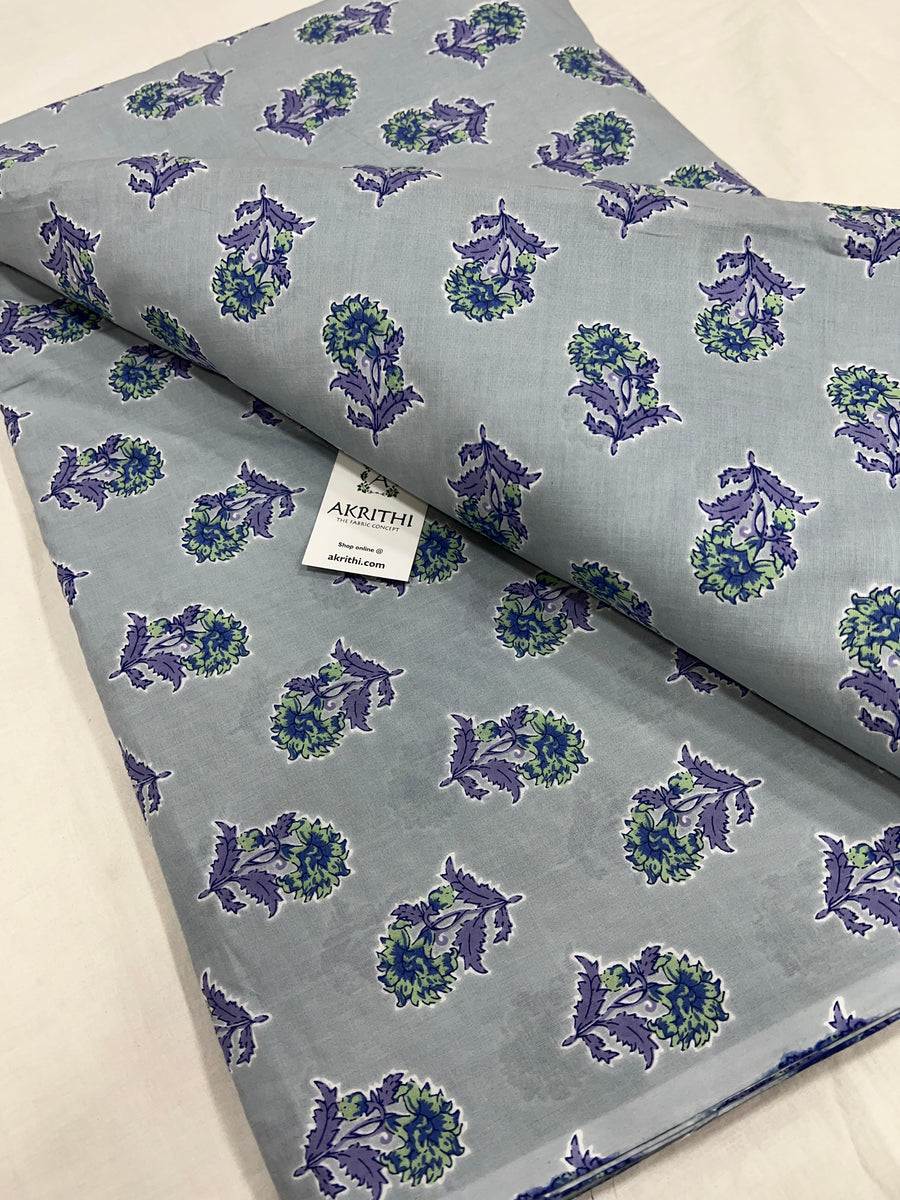 Printed pure cotton fabric