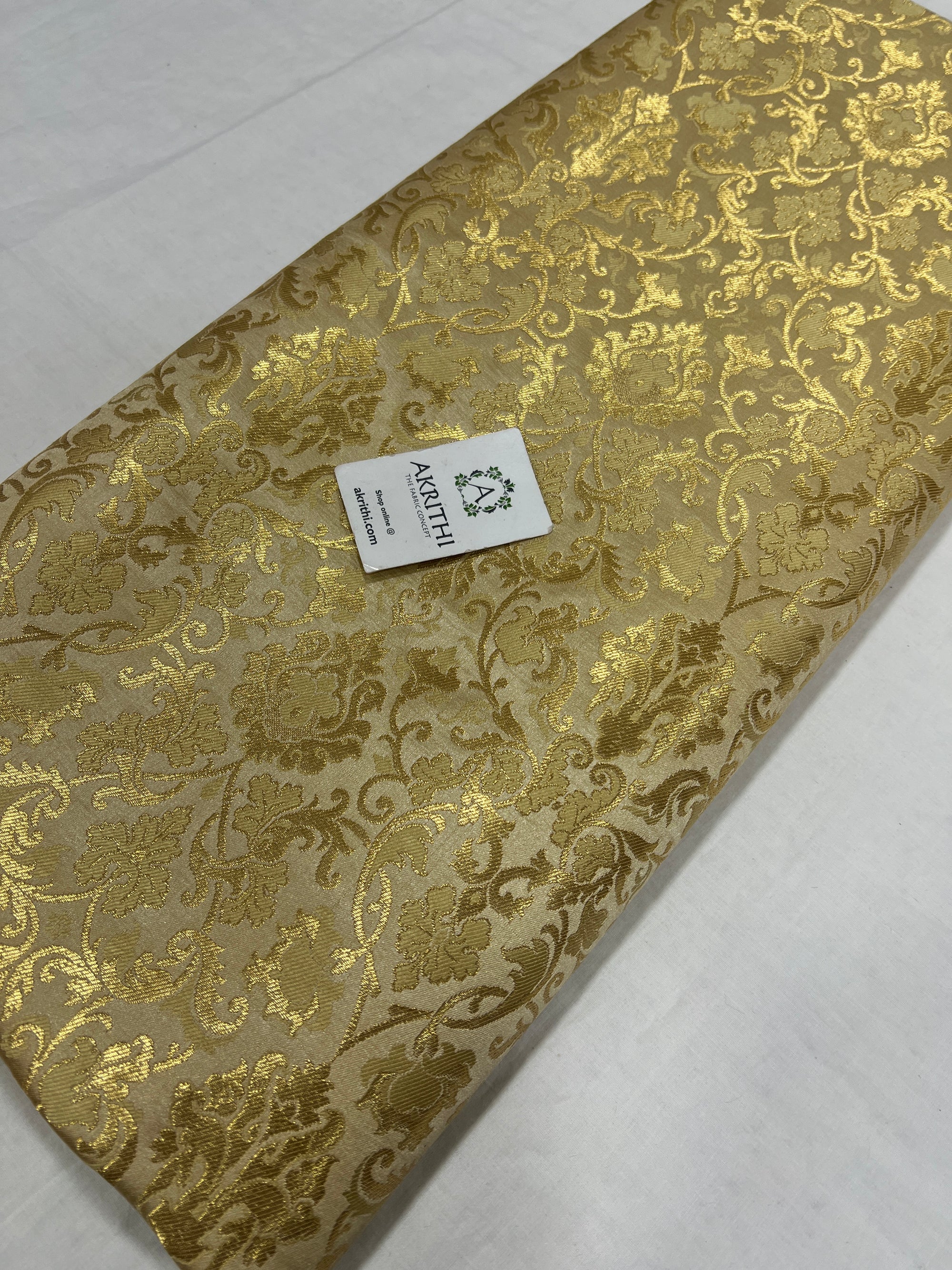 Pure Banarasi brocade fabric