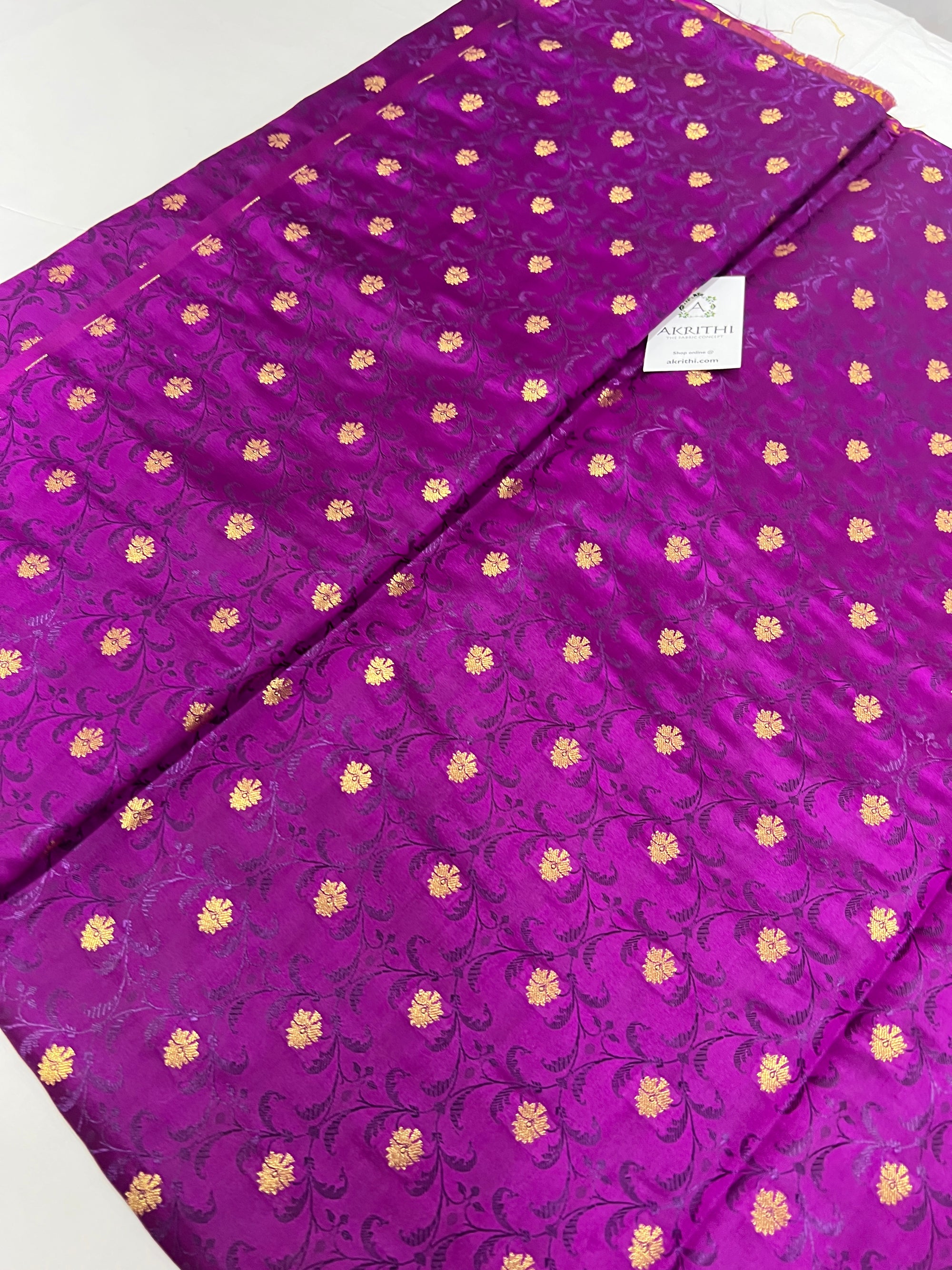 Pure Banarasi brocade fabric