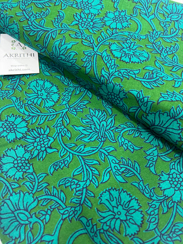 Block Printed pure cotton fabric