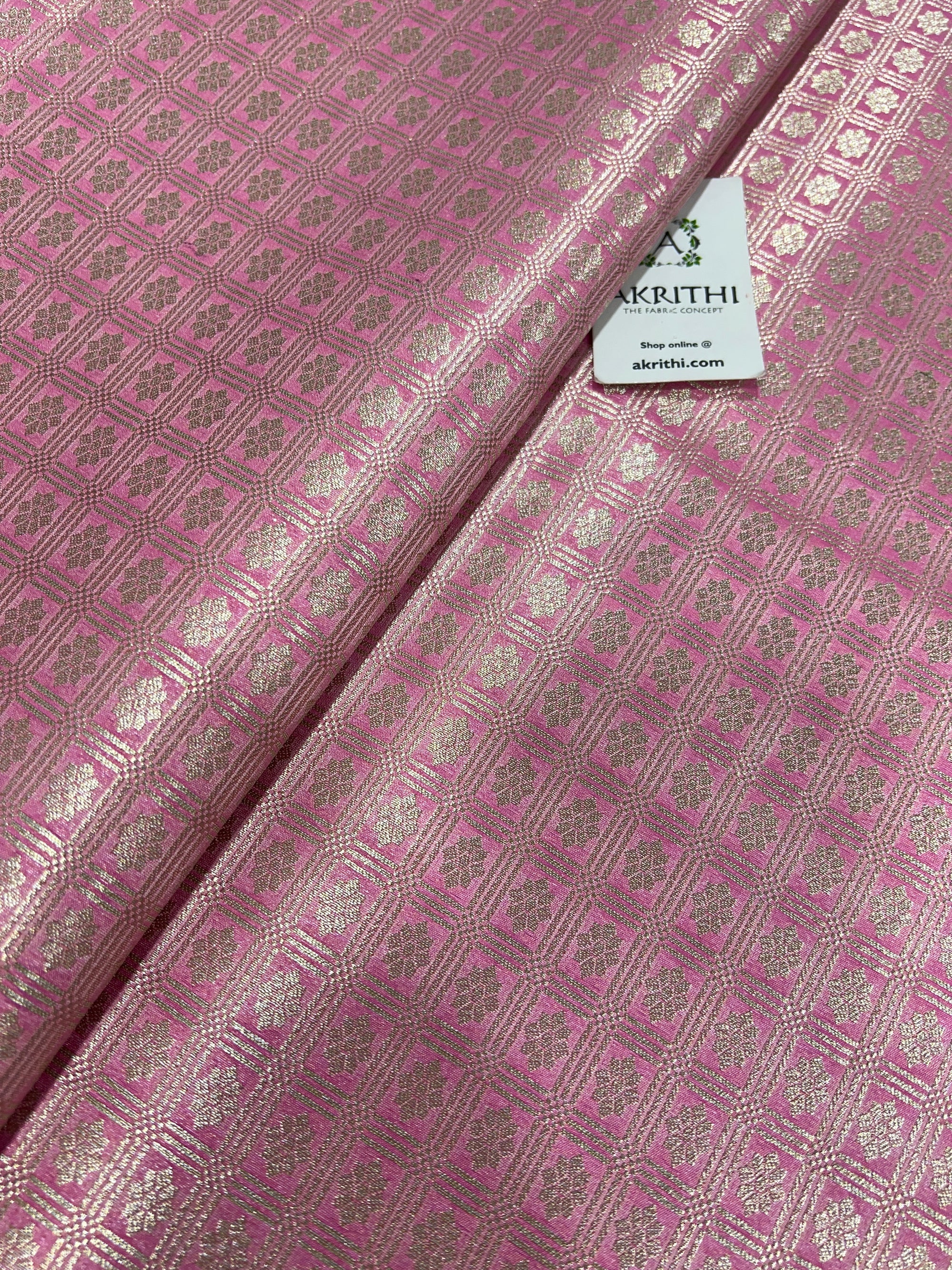 Pure Banarasi brocade fabric