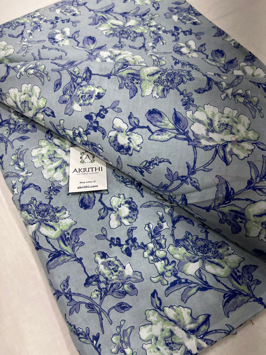 Printed pure cotton fabric