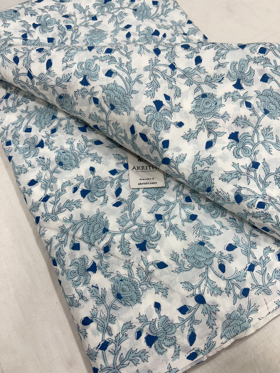 Printed pure cotton fabric