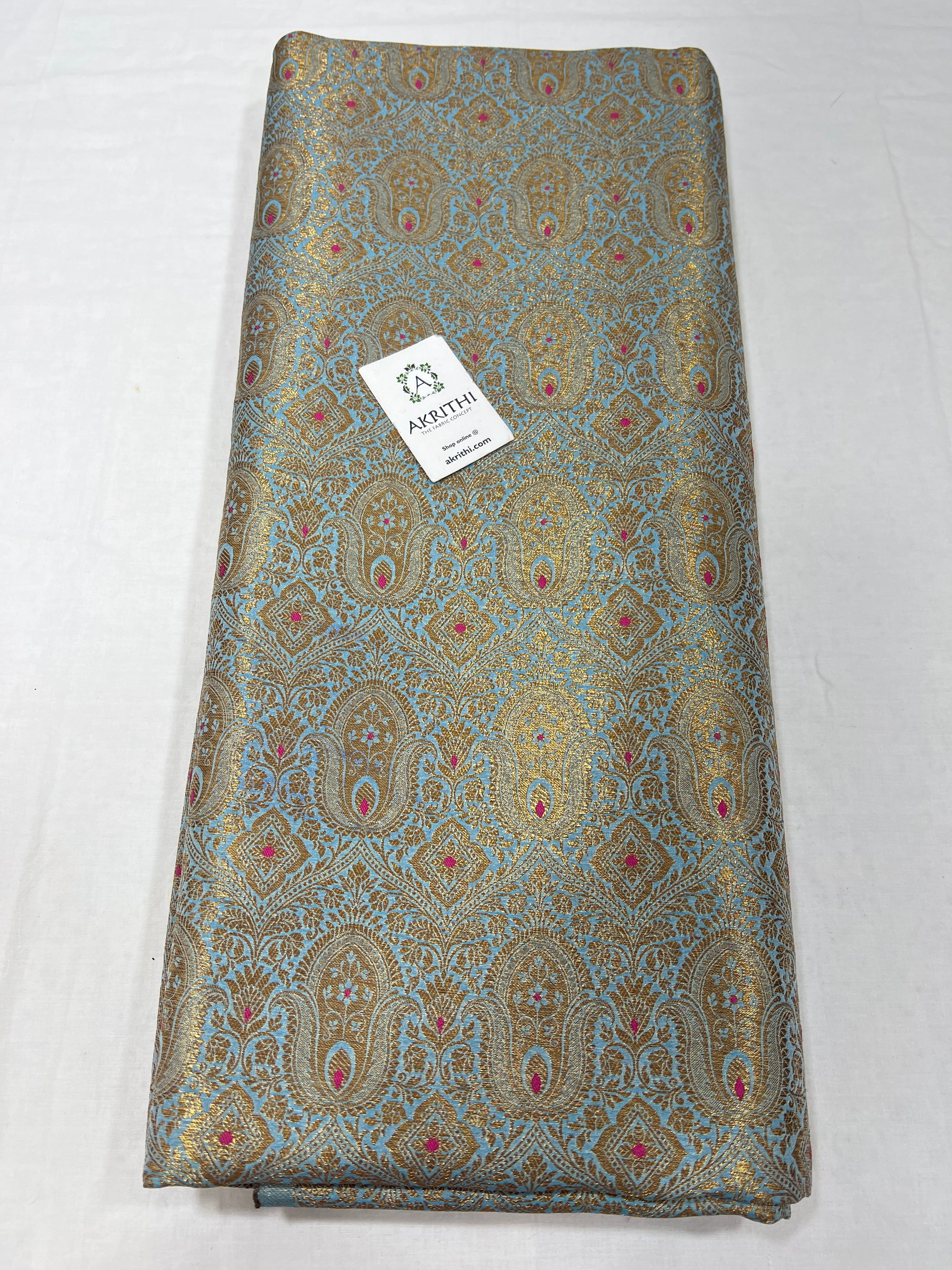 Pure Banarasi brocade fabric