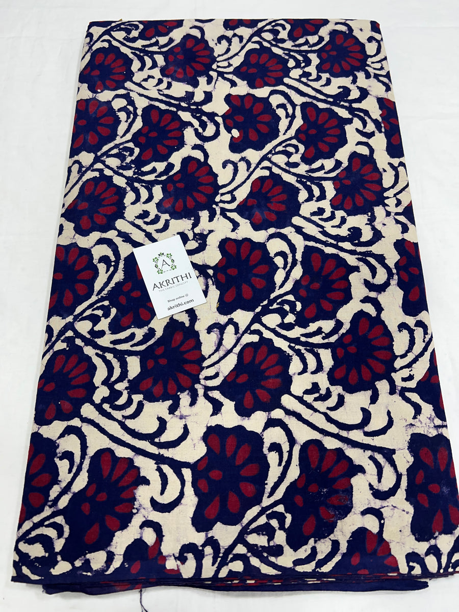 Dabu Printed pure cotton fabric