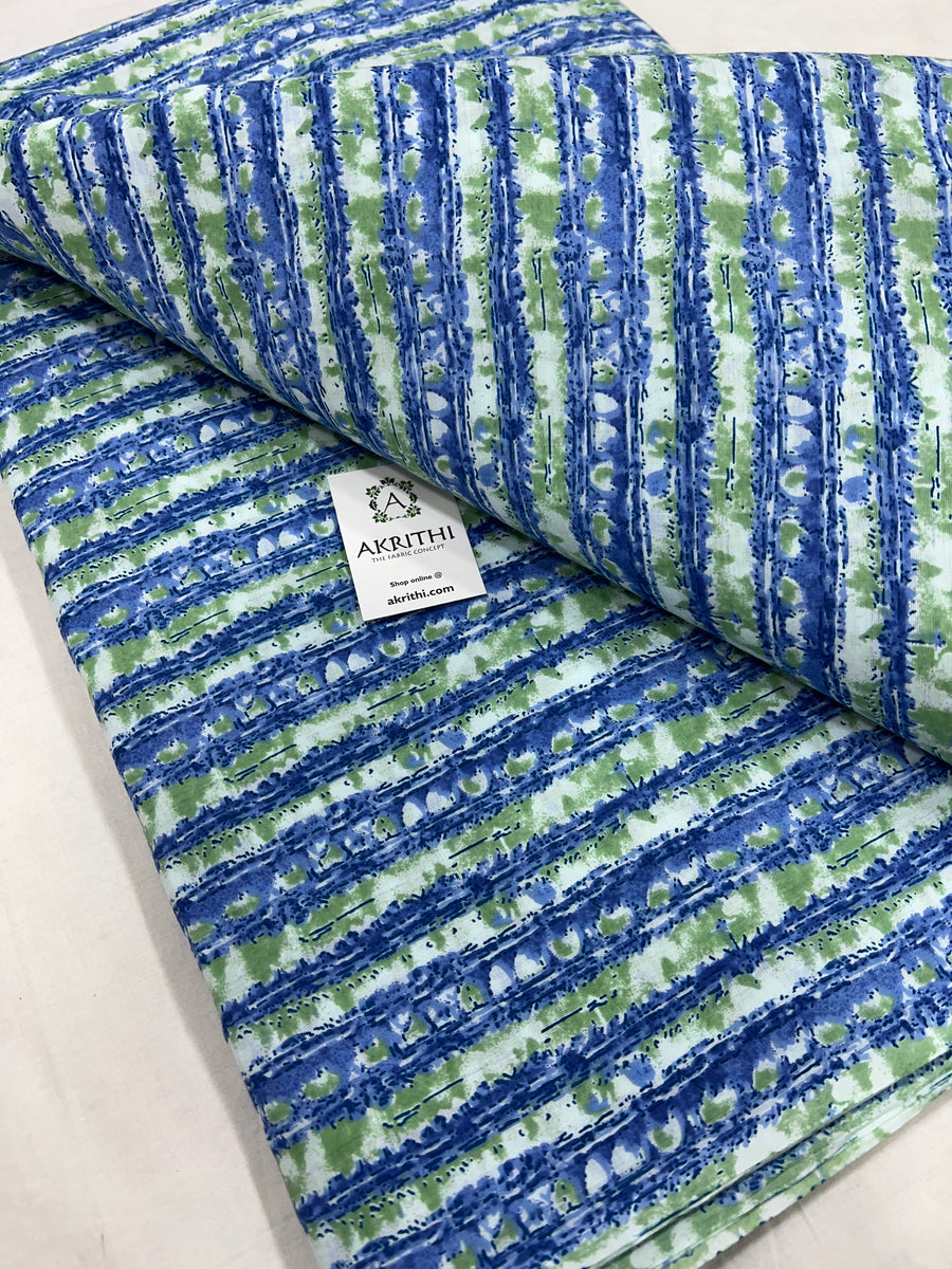 Printed pure cotton fabric