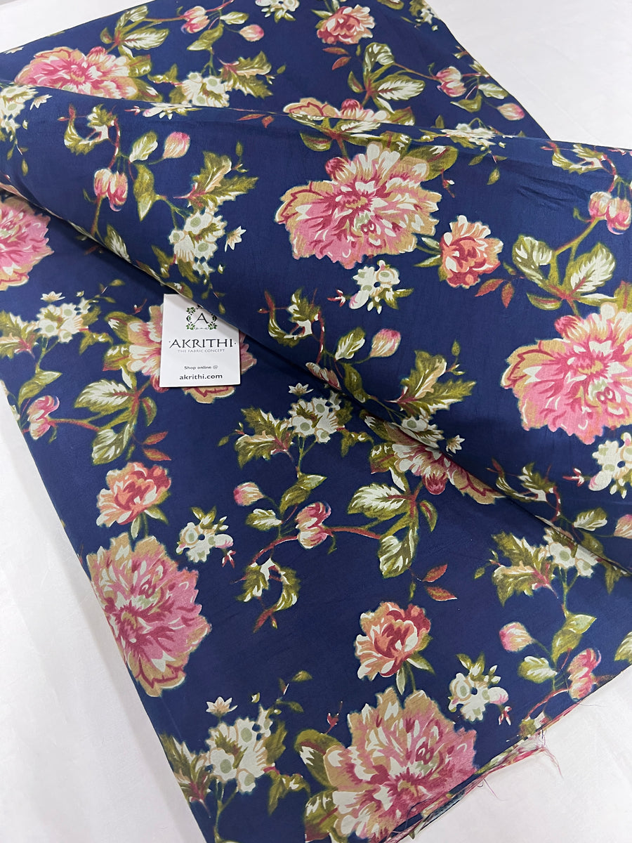 Printed pure cotton fabric