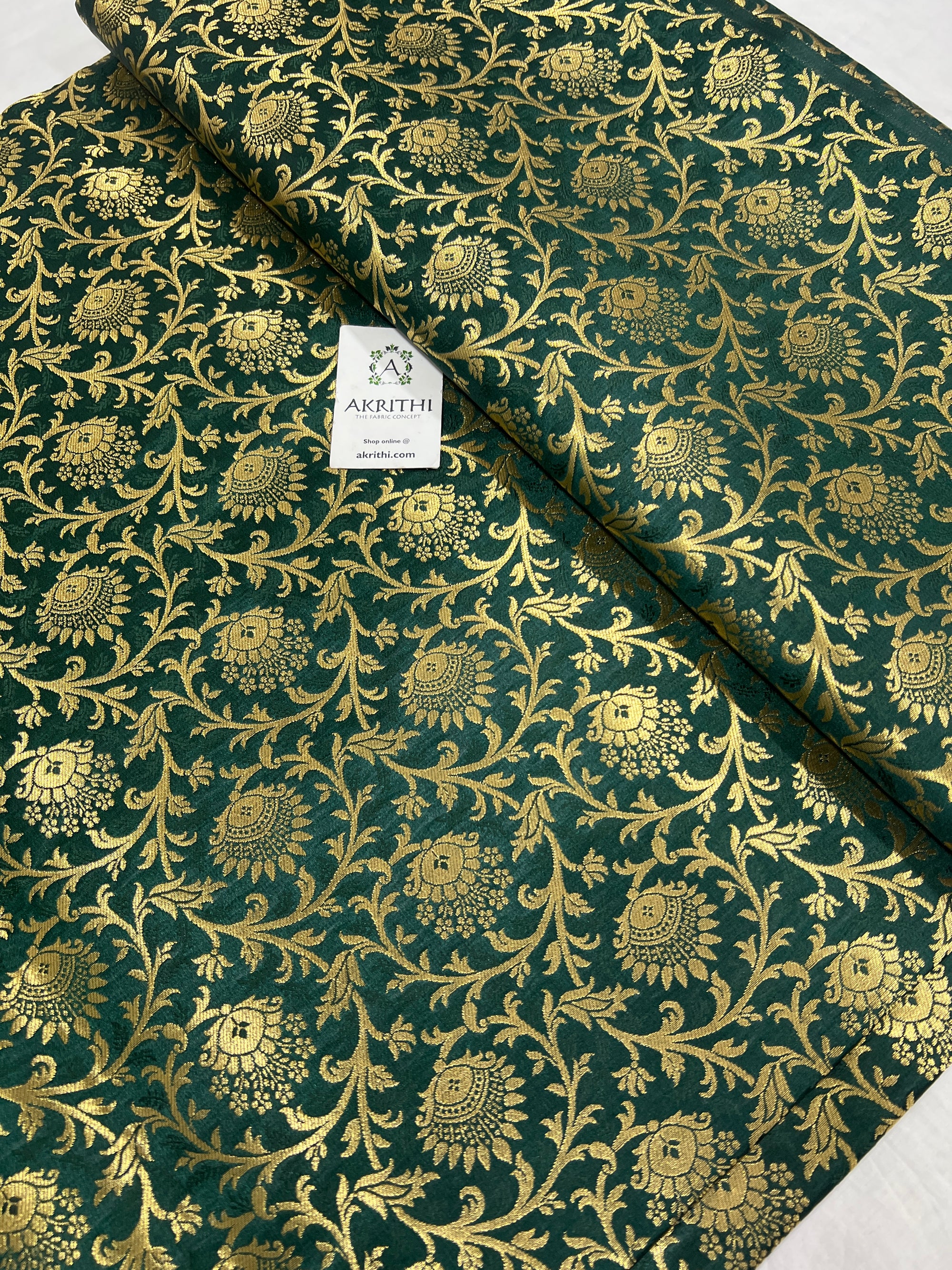 Pure Banarasi brocade fabric