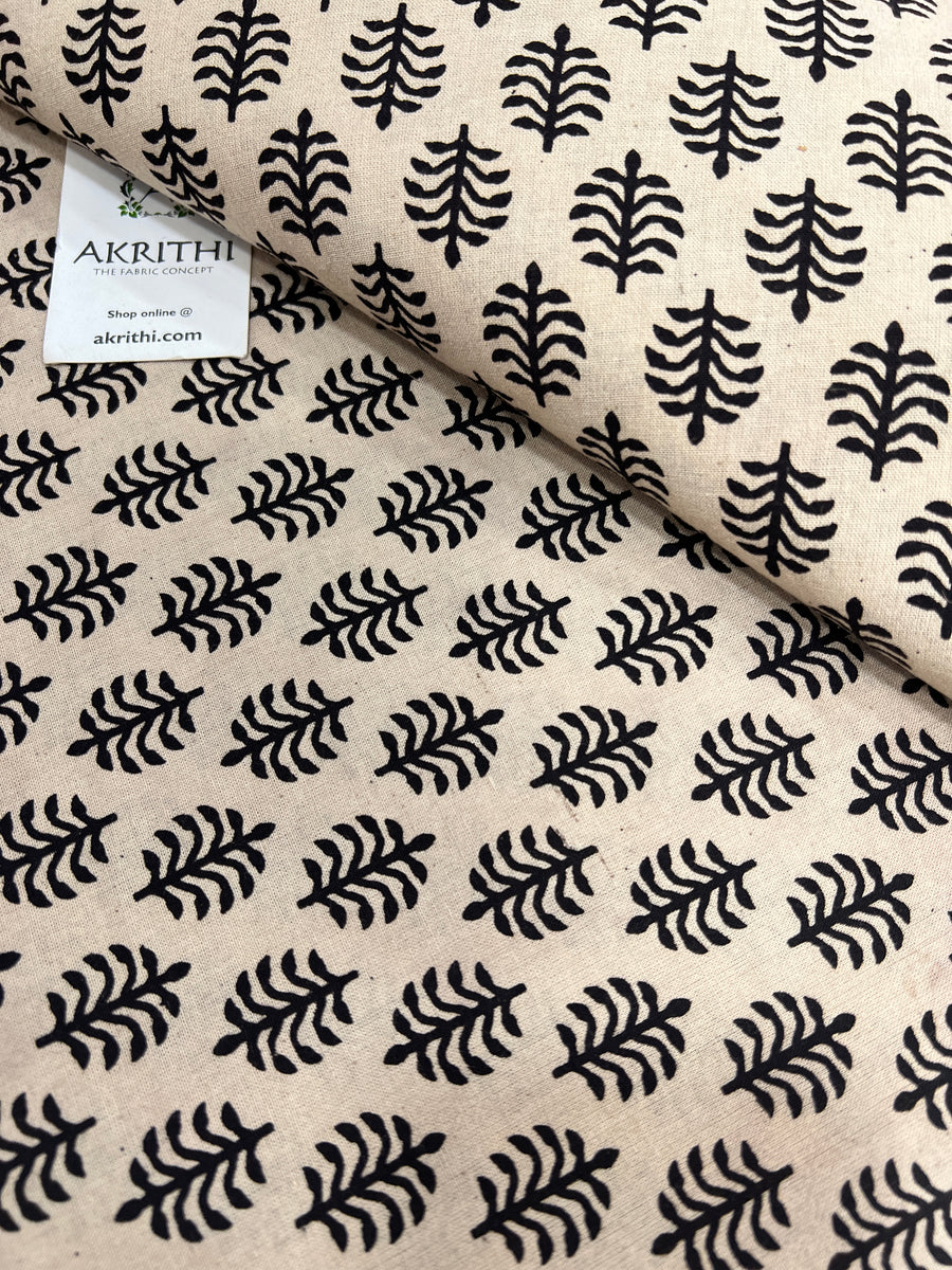 Printed pure cotton fabric