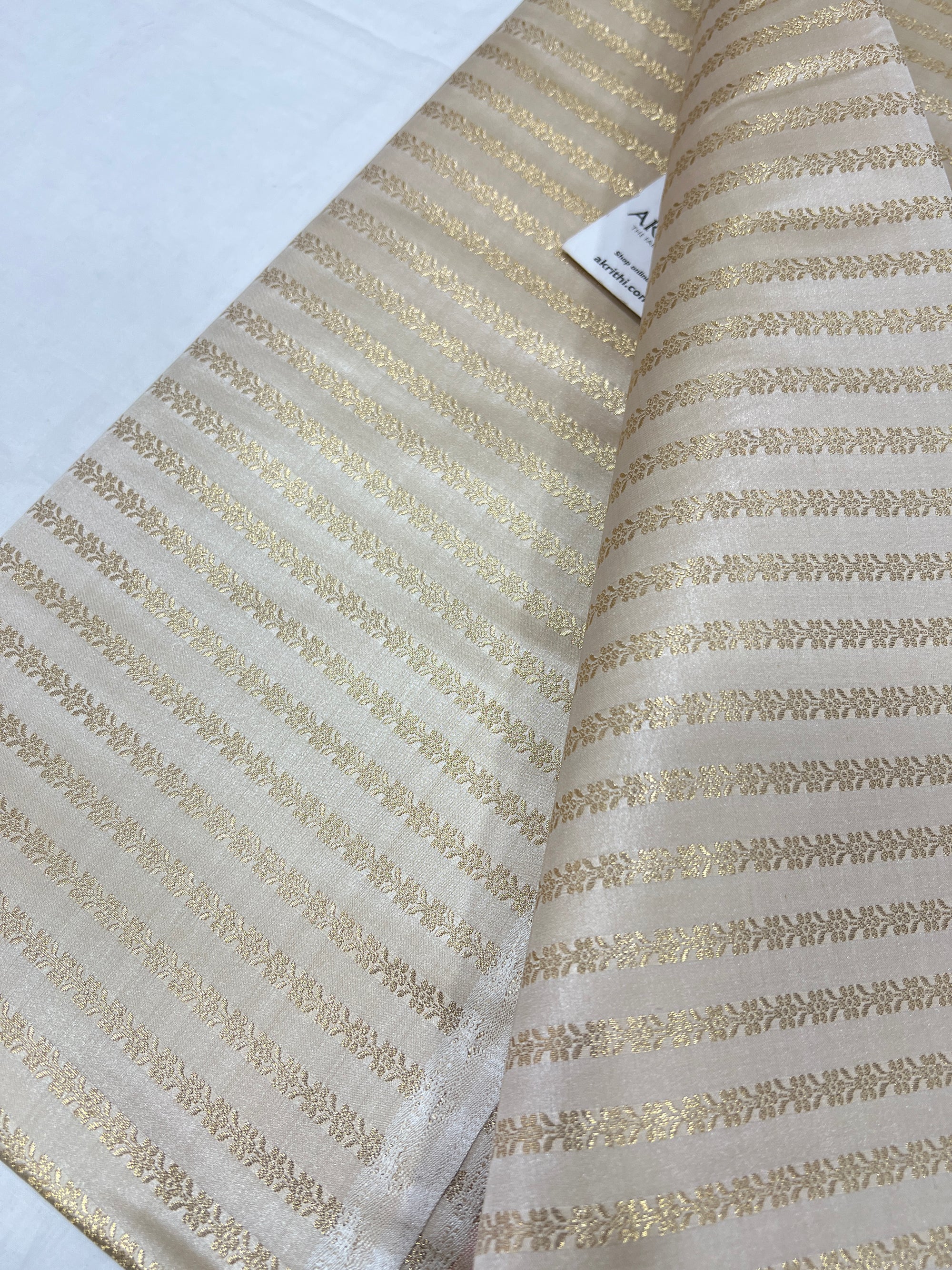 Pure Banarasi brocade fabric