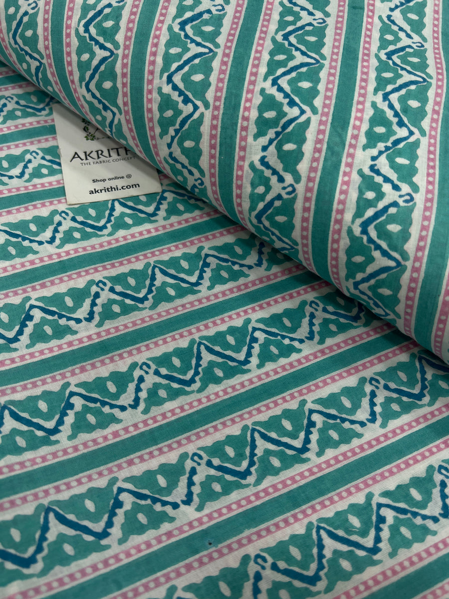 Printed pure cotton fabric