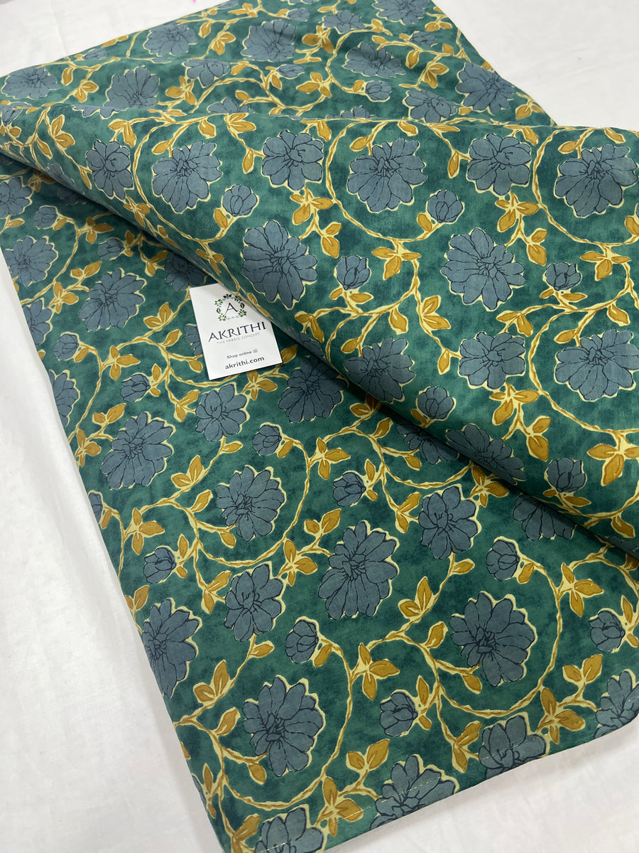 Printed pure cotton fabric