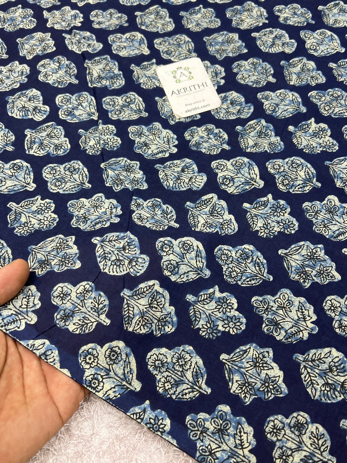 Printed pure cotton fabric